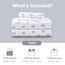 Comfort Spaces Bettlaken aus 100% Baumwolle, atmungsaktiv, natürlich kühle Baumwolle, weiche Baumwolle, Bettlaken mit 30,5 cm elastischer Tasche, passend für Matratzen bis zu 35,6 cm, für alle