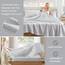 Comfort Spaces Bettlaken mit Kissenbezügen King Diamond Grey