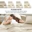 Comfort Spaces Bettlaken aus 100% Baumwolle, für King-Size-Bett, atmungsaktiv und ultraweich, natürlich kühle Baumwolle, mit 35,6 cm elastischer Tasche, passend für Matratzen bis zu 40,6 cm, für alle