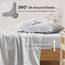 Comfort Spaces Bettlaken mit Kissenbezügen King Diamond Grey