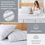 Comfort Spaces Bettlaken aus 100% Baumwolle, atmungsaktiv, natürlich kühle Baumwolle, weiche Baumwolle, mit 35,6 cm elastischer Tasche, passend für Matratzen bis zu 40,6 cm, für alle Jahreszeiten, 4