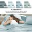 Comfort Spaces Bettlaken aus 100% Baumwolle, für King-Size-Bett, atmungsaktive und weiche Baumwolle, natürlich kühle Baumwolle, mit 35,6 cm elastischer Tasche, passend für Matratzen bis zu 40,6 cm