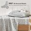 Comfort Spaces 100% Cotton Sheet Set Breathable, Lightweight Gemütliche Bettwäsche für alle Jahreszeiten, passender Kissenbezug, Baumwolle, Paisley Multi, King, 4