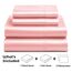 Satin Sheets California King [4-teilig, rosa] Luxuriöses seidiges Bettlaken-Set, extra weiches 1800 Mikrofaser, knitterfrei, farbecht, schmutzabweisend – tiefes Spannbetttuch, Bettlaken, Kissenbezüge