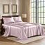 Satin Sheets King [4-teilig, Champagnerrosa] Luxuriöses seidiges Hotel-Bettwäsche-Set, extra weiches 1800 Mikrofaser, knitterfrei, farbecht, schmutzabweisend, tiefes Spannbetttuch, Bettlaken