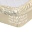Satin-Bettlaken, 4-teilig, elfenbeinfarben, luxuriös, seidig, extra weiche 1800 Mikrofaser, knitterfrei, farbecht, schmutzabweisend, tiefes Spannbetttuch, Bettlaken, Kissenbezüge