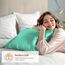 Pure Bedding Satin-Kissenbezüge, 2er-Pack, King-Size, 50,8 x 101,6 cm, Türkis, seidige Kissenbezüge für Haar und Haut, Satin-Kissenbezüge mit Hotelverschluss, extra weiche Premium-Mikrofaser