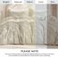JELLYMONI Bettbezug, Twin-Size, Khaki (Light Khaki), 3-teiliges Boho-Bettwäsche-Set, kariert, Polyester, getuftet, Bohemian-Jacquard-Strick, strukturierter Bettbezug, 172,7 x 228,6 cm, rautenförmiges