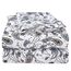 JSD Bettwäsche-Set mit Paisley-Motiv, Queen-Size, 4-teilig, weich Retro-Muster, Mikrofaser, extra Tiefe Tasche, grau