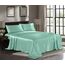 Pure Bedding Satin-Kissenbezüge, 2er-Pack, King-Size, 50,8 x 101,6 cm, Türkis, seidige Kissenbezüge für Haar und Haut, Satin-Kissenbezüge mit Hotelverschluss, extra weiche Premium-Mikrofaser