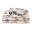 JSD 4-teiliges Bettlaken-Set mit Blumenmuster California King, weiche botanische Mikrofaser, extra Tiefe Tasche, knitterfrei