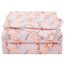 JSD Bettlaken-Set, rosa Blumenmuster, King-Size-Bettwäsche, blau, Paisleymuster, Mikrofaser, 4-teilig, weich knitterfrei