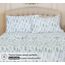 Ruvanti 100% Baumwolle, 4 Stück Flanell-Bettlaken, volle Tiefe Tasche, warm, superweich, atmungsaktiv, feuchtigkeitsableitend, volle Größe, Spannbetttuch, 2 Kissenbezüge – Green Mountain Peak