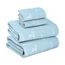 Ruvanti 100% Baumwolle, 4-teiliges Flanell-Bettlaken, Queen-Size-Größe, Tiefe Tasche, warm, super weich, atmungsaktiv, feuchtigkeitsableitend, Queen-Size-Bettlaken, blaublaublaugrün, Blumenmuster