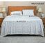 RUVANTI Bettwäsche-Set, 100% Baumwolle, Bio-Flanell, Queensize, Leinenblüten, 4-teilig