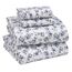 RUVANTI Flanell-Bettlaken-Sets für Queen-Size-Betten – 100% Baumwolle, gebürstetes Flanell-Bettwäsche-Set – Tiefe Taschen 40,6 cm (passend für bis zu 45,7 cm) – alle Jahreszeiten atmungsaktiv und