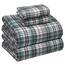 RUVANTI Flanell-Bettlaken, Queen-Size-Größe, 100 % Baumwolle, doppelt gebürstet, tiefe Taschen, 40,6 cm, Queen-Size-Bettlaken-Set, für alle Jahreszeiten, atmungsaktiv und extra weich, warm und