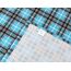 RUVANTI 100% Baumwolle, 4-teiliges Flanell-Bettlaken, Queen-Size, Tiefe Tasche, warm, super weich, atmungsaktiv, feuchtigkeitsableitend, Spannbetttuch, 2 Kissenbezüge – blaugrün kariert