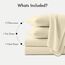 RUVANTI 100% Baumwolle, 4-teiliges Flanell-Bettlaken für King-Size-Bett, Tiefe Tasche, warm, super weich, atmungsaktiv, feuchtigkeitsableitend, Spannbetttuch, 2 Kissenbezüge – Arctic Wolf