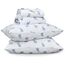 RUVANTI 100 % Baumwolle, 4 Stück Flanell-Bettlaken, volle Größe, tiefe Tasche, warm, super weich, atmungsaktiv, Bett inklusive Spannbetttuch, 2 Kissenbezüge – ganz grau (ZT-FLST-0104)
