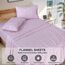 RUVANTI Flanell-Bettwäsche-Set für King-Size-Bett, 100 % Baumwolle, doppelt gebürstet, tiefe Taschen, 40,6 cm, für alle Jahreszeiten, atmungsaktiv und extra weich, warm und gemütlich, 4-teilig, Rosa