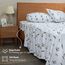 RUVANTI Flanell-Bettlaken für King-Size-Bett, GOTS-Zertifiziert, 100% Bio-Baumwolle, 4-teilig, warm, weich und atmungsaktiv, Tiefe Tasche, eng anliegende Passform, doppelt gebürstet, gemütlich