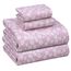RUVANTI Flanell-Bettwäsche-Set für King-Size-Bett, 100 % Baumwolle, doppelt gebürstet, tiefe Taschen, 40,6 cm, für alle Jahreszeiten, atmungsaktiv und extra weich, warm und gemütlich, 4-teilig, Rosa