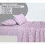 RUVANTI Flanell-Bettwäsche-Set für King-Size-Bett, 100 % Baumwolle, doppelt gebürstet, tiefe Taschen, 40,6 cm, für alle Jahreszeiten, atmungsaktiv und extra weich, warm und gemütlich, 4-teilig, Rosa