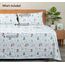 RUVANTI 100% Baumwolle, 4-teiliges Flanell-Bettlaken, King-Size-Bett, Tiefe Tasche, warm, super weich, atmungsaktiv, feuchtigkeitsableitend, Spannbetttuch, 2 Kissenbezüge – Amble