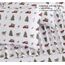 RUVANTI 100% Baumwolle, 4-teiliges Flanell-Bettlaken, King-Size-Bett, Tiefe Tasche, warm, super weich, atmungsaktiv, feuchtigkeitsableitend, inklusive Bettlaken, 2 Kissenbezüge – Jingle Bell