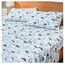 RUVANTI 100% Baumwolle, 4-teiliges Flanell-Bettlaken für King-Size-Bett, Tiefe Tasche, warm, super weich, atmungsaktiv, inklusive Bettlaken, 2 Kissenbezüge – nostalgischer Winter