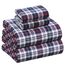 RUVANTI Flanell-Bettwäsche-Set für King-Size-Bett, 100 % Baumwolle, doppelt gebürstet, tiefe Taschen, 40,6 cm, für alle Jahreszeiten, atmungsaktiv und extra weich, warm und gemütlich, 4-teilig, Noel