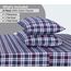 RUVANTI Flanell-Bettwäsche-Set für King-Size-Bett, 100 % Baumwolle, doppelt gebürstet, tiefe Taschen, 40,6 cm, für alle Jahreszeiten, atmungsaktiv und extra weich, warm und gemütlich, 4-teilig, Noel