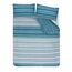 Sleepdown Bettdecke, Baumwolle Polyester, blaugrün, King Size