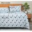 RUVANTI 100% Baumwolle, 4-teiliges Flanell-Bettlaken, Queen-Size, Tiefe Tasche, warm, super weich, atmungsaktiv, feuchtigkeitsableitend, Spannbetttuch, 2 Kissenbezüge – nostalgischer Winter