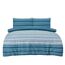 Sleepdown Bettdecke, Baumwolle Polyester, blaugrün, King Size