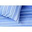 Sleepdown Bettwäsche-Set mit Kissenbezug, strukturiert, gestreift, Marineblau, Weiß, weich, pflegeleicht, gemütlich, wendbar, Bettwäsche-Set mit Kissenbezug – Einzelbett (135 x 200 cm), 5056242890034