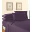 Elegant Comfort Bettwäsche-Set, luxuriös, weich, Fadenzahl 1500, ägyptische Qualität, Knitter- und lichtbeständig, 3 Stück Modern Full Auberginen-lila