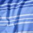 Sleepdown Bettwäsche-Set mit Kissenbezügen, strukturiert, gestreift, Marineblau/Weiß, weich, pflegeleicht, gemütlich, wendbar, Bettwäsche-Set mit Kissenbezügen – Doppelbett (200 x 200 cm)