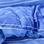 Sleepdown Bettwäsche-Set mit Kissenbezug, strukturiert, gestreift, Marineblau, Weiß, weich, pflegeleicht, gemütlich, wendbar, Bettwäsche-Set mit Kissenbezug – Einzelbett (135 x 200 cm), 5056242890034