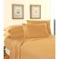 Elegant Comfort Bettwäsche-Set, luxuriös, weich, Fadenzahl 1500, ägyptische Qualität, Knitter- und lichtbeständig, 3 Stück Modern California King Kamelgold
