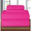 Elegant Comfort Bettwäsche-Set, luxuriös, weich, Fadenzahl 1500, ägyptische Qualität, Knitter- und lichtbeständig, 3 Stück Modern King hot pink