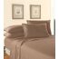 Elegant Comfort Bettwäsche-Set, luxuriös, weich, Fadenzahl 1500, ägyptische Qualität, Knitter- und lichtbeständig, 3 Stück Modern King Taupe
