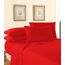 Elegant Comfort Bettwäsche-Set, luxuriös, weich, Fadenzahl 1500, ägyptische Qualität, Knitter- und lichtbeständig, 3 Stück Modern King rot