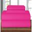 Elegant Comfort Bettwäsche-Set, luxuriös, weich, Fadenzahl 1500, ägyptische Qualität, Knitter- und lichtbeständig, 3 Stück Modern Twin/Twin XL hot pink