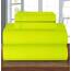Elegant Comfort Bettwäsche-Set, luxuriös, weich, Fadenzahl 1500, ägyptische Qualität, Knitter- und lichtbeständig, 3 Stück Modern Twin/Twin XL Lime