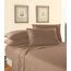 Elegant Comfort Bettwäsche-Set, luxuriös, weich, Fadenzahl 1500, ägyptische Qualität, Knitter- und lichtbeständig, 3 Stück Modern Queen Taupe
