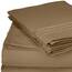 Eleganten Komfort 1500 Fadenzahl knitterfrei Ägyptische Qualität Ultra Weich Luxuriöse 4er Set Bed Sheet, Taupe, Volle Größe