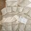 JELLYMONI Bettbezug, Full-Size, Khaki (Light Khaki), 3-teiliges Boho-Bettwäsche-Set, kariert, Polyester, getuftet, Bohemian-Jacquard-Strick, strukturierter Bettbezug, 203,2 x 228,6 cm, rautenförmiges
