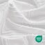 JELLYMONI Bettbezug, Queen-Size, Weiß (Bright White), 3-teiliges Boho-Bettwäsche-Set, kariert, Polyester, getuftet, Jacquard-Strick, strukturierter Bettbezug, 228,6 x 228,6 cm, rautenförmiges